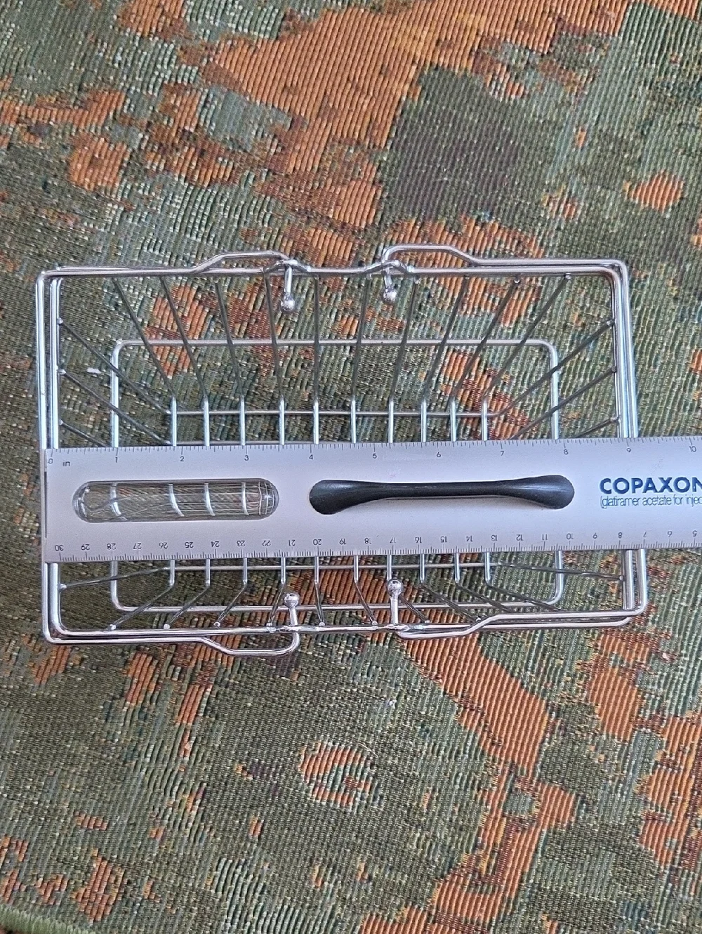 CHROME WIRE STORAGE BASKETS WITH HANDLES